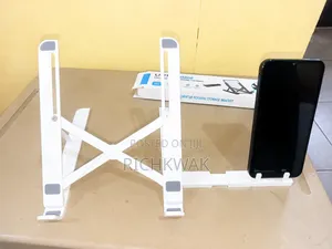 Laptop Stand With a Phone Stand