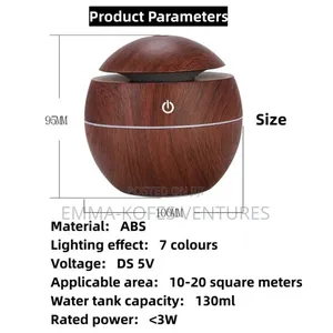 Aromatic Diffuser Moisturizer Aromath Mach 7 Led Lights
