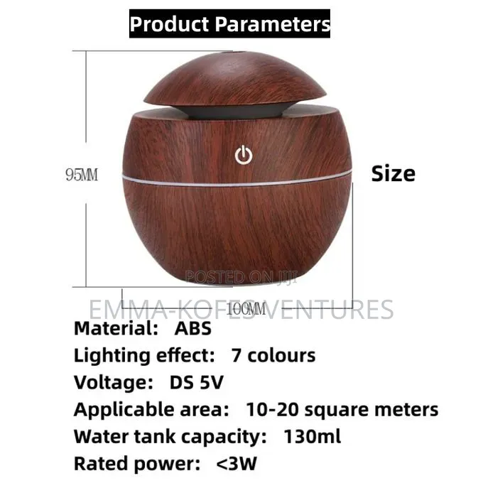 Aromatic Diffuser Moisturizer Aromath Mach 7 Led Lights