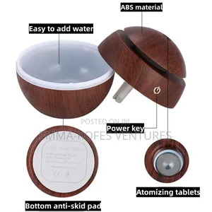 Aromatic Diffuser Moisturizer Aromath Mach 7 Led Lights