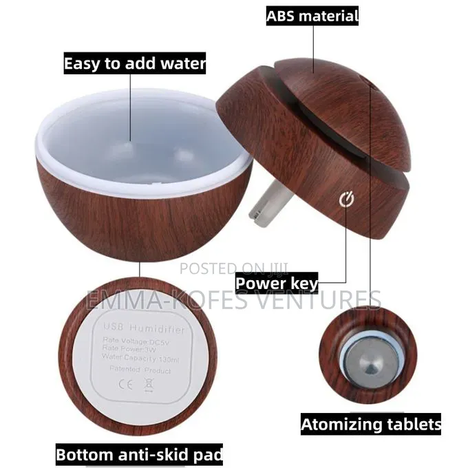 Aromatic Diffuser Moisturizer Aromath Mach 7 Led Lights