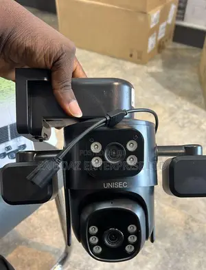 4g 4 Lens Dual PTZ Solar Camera+ 2 Solar Panels