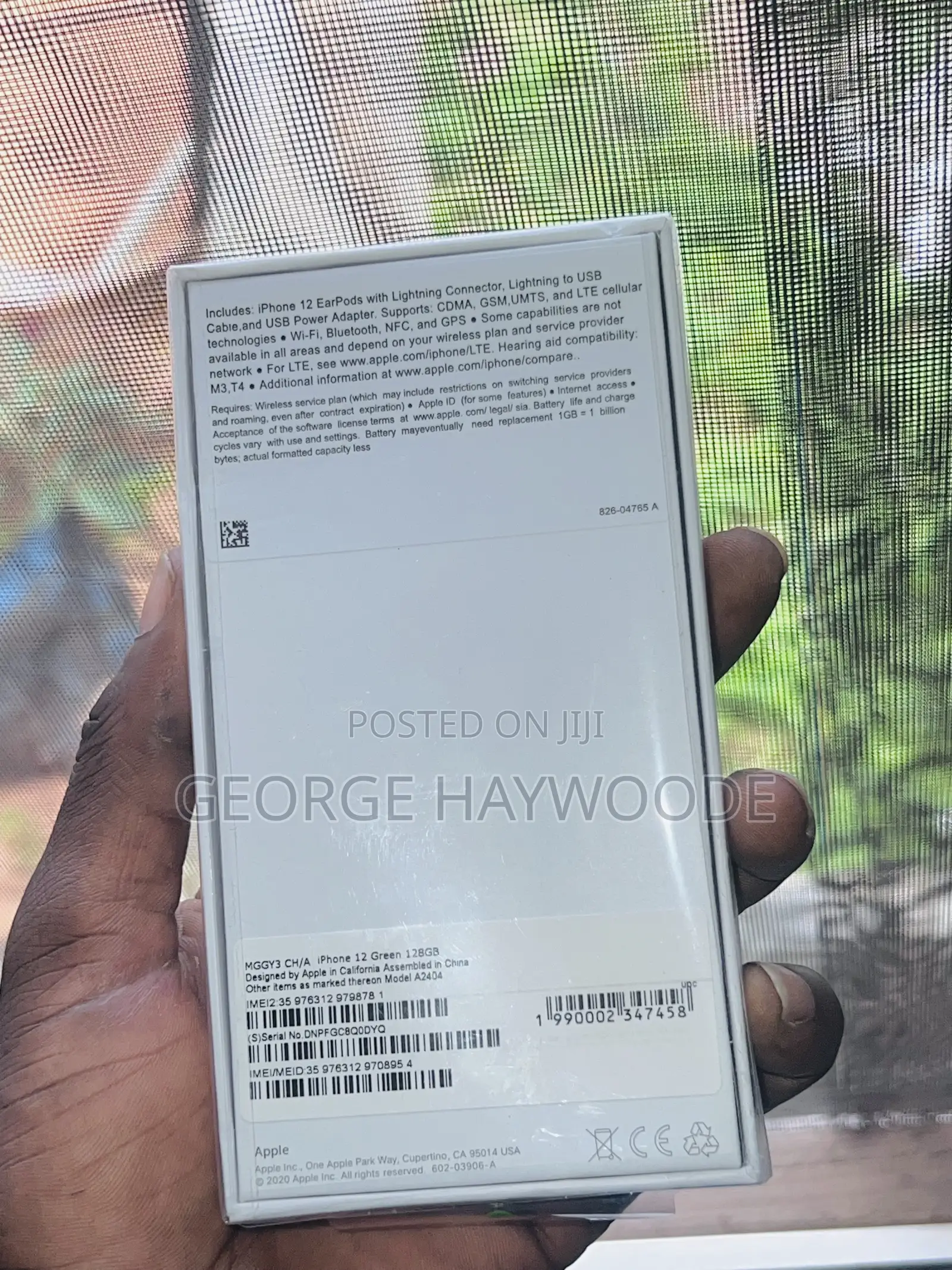 New Apple iPhone 12 128 GB Green