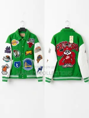 Unisex Varsity Vintage Embroidered Baseball Jackets / Coats
