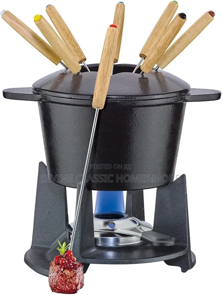 Spring Grenoble Fondue Set 18/8 Stainless Steel