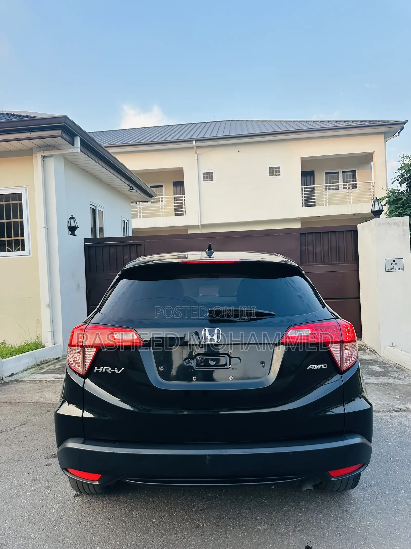 Honda HR-V EX-L w/Navigation AWD 2017 Black
