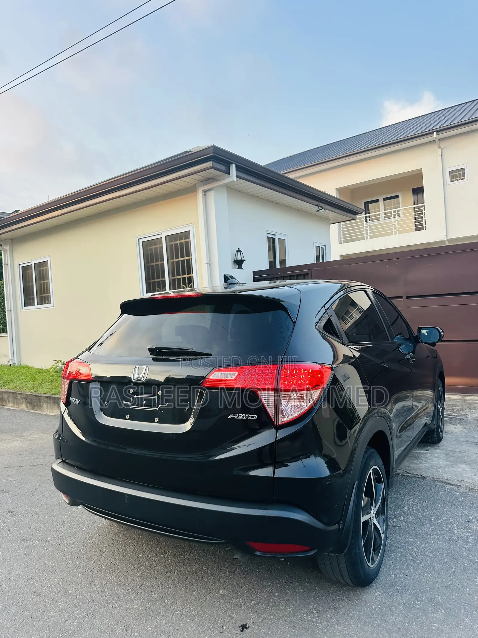 Honda HR-V EX-L w/Navigation AWD 2017 Black