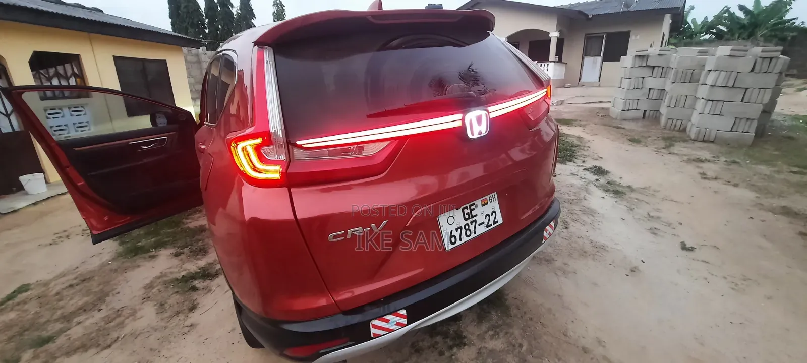 Honda CR-V EX-L 4dr SUV AWD (1.5L 4cyl CVT) 2017 Red