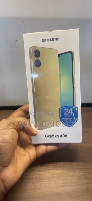 New Samsung Galaxy A06 128 GB Gold