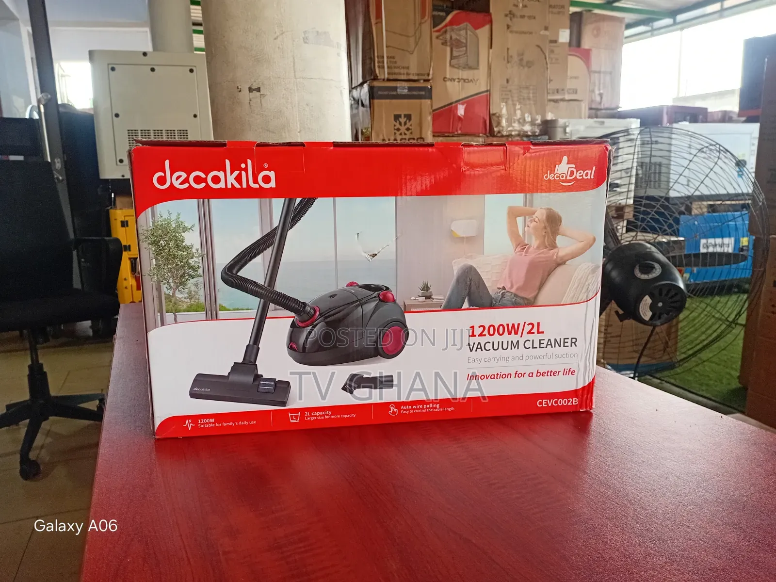 Decakila 1200w 2l Vacuum Cleaner – Heavy Duty Cleaning Original 12000w