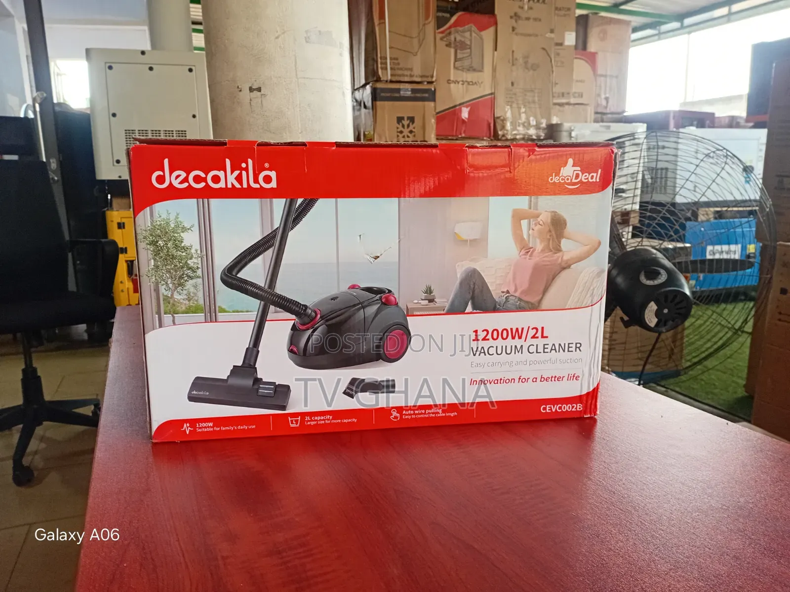 Decakila 1200w 2l Vacuum Cleaner – Heavy Duty Cleaning Original 12000w