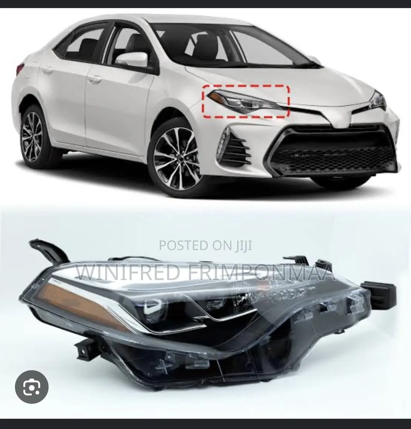 Corolla Se 2017,2018,2019 Headlights