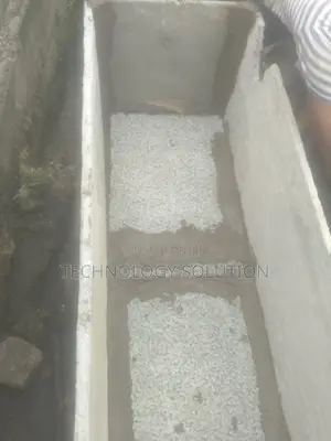 Inside Bathroom With Wc Toilet and Biodigester