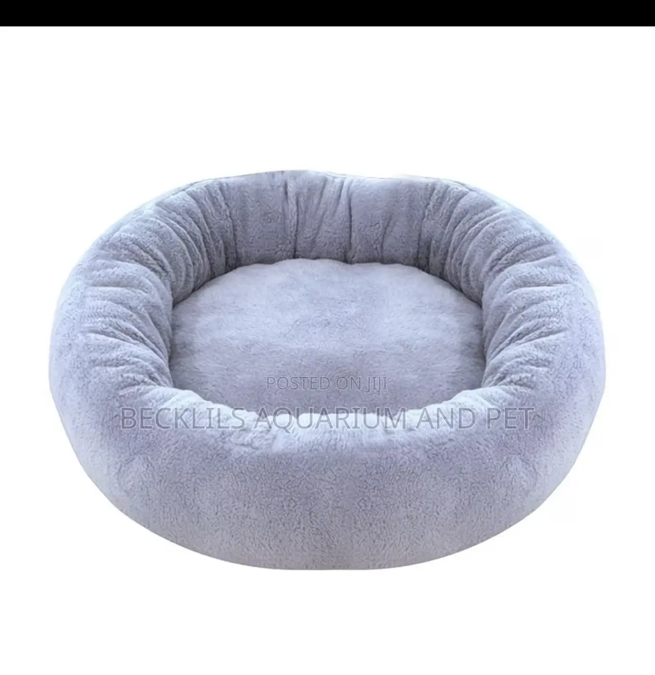 Fluffy Round Dog And Cat Bed