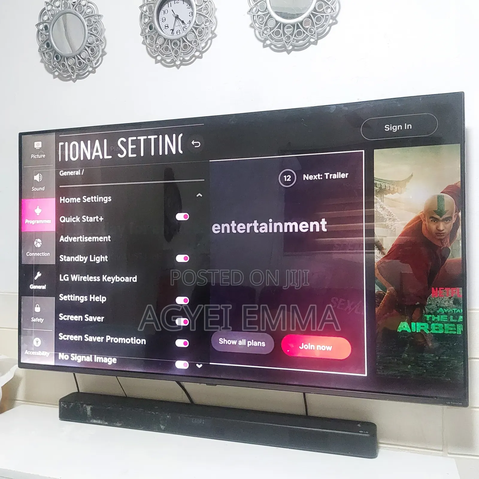 55" Lg Nano Cell Tv