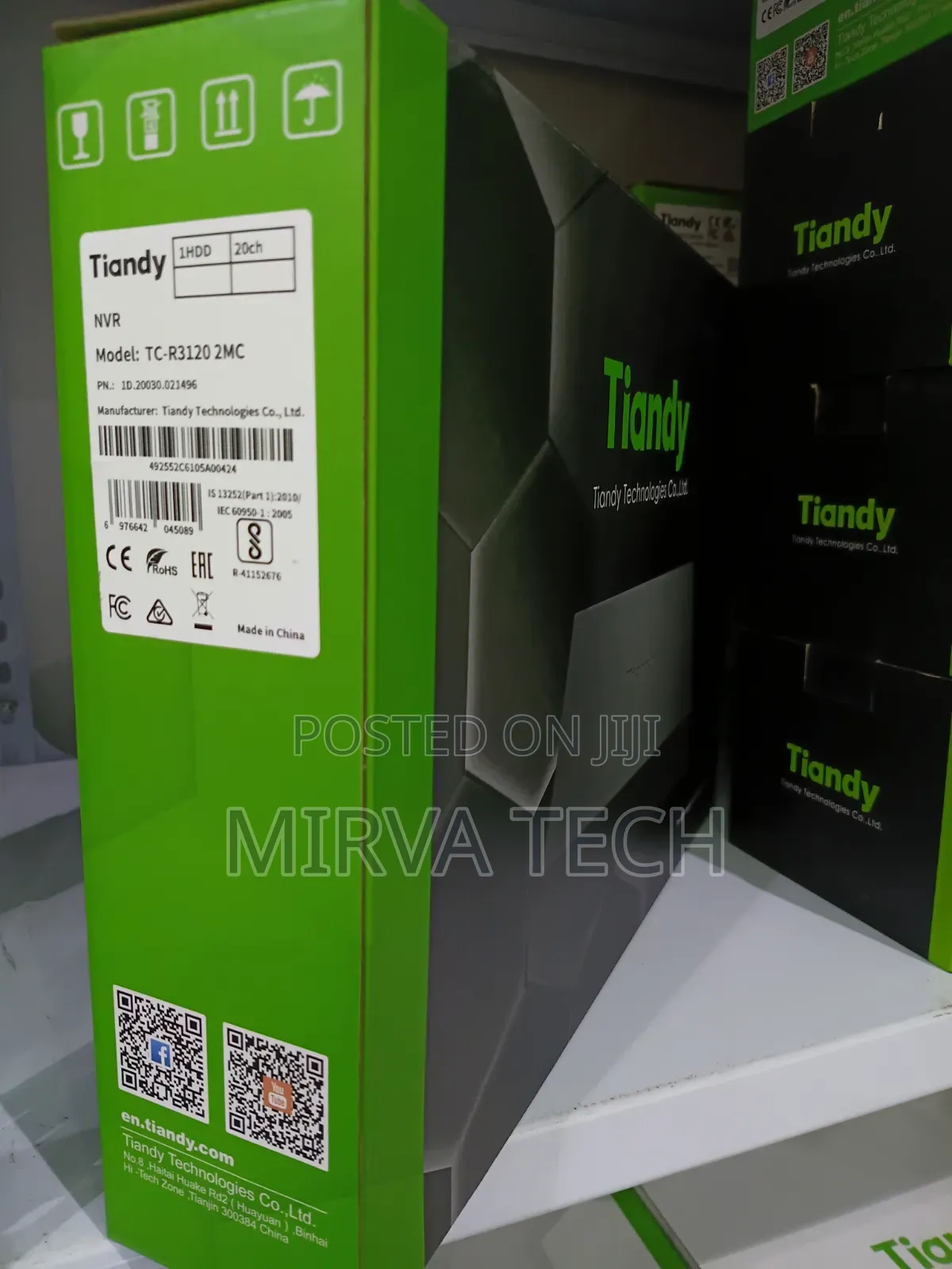 Tiandy 20-Channel Non-Poe NVR