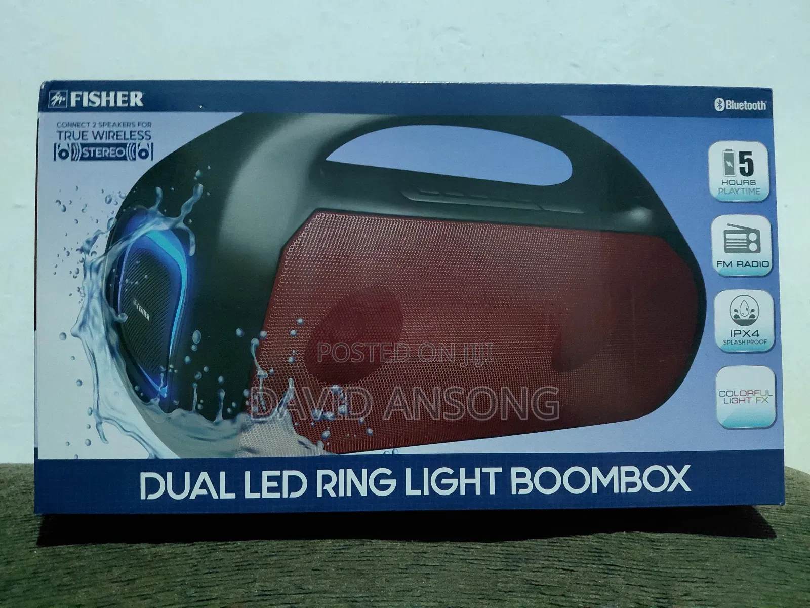 Fisher Waterproof Bluetooth Speakers