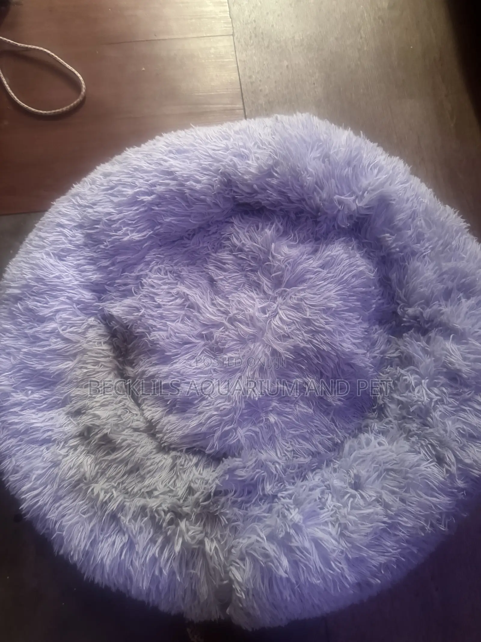 Multicolored Large Round Dog Bed