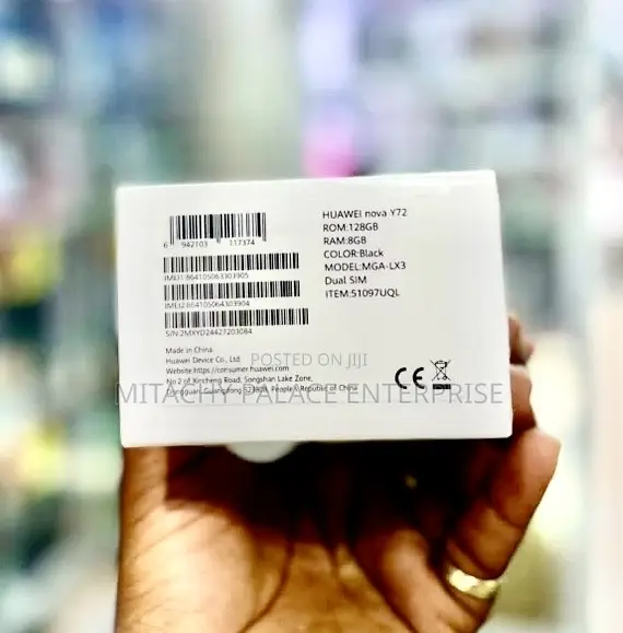 New Huawei nova Y72 128 GB Green