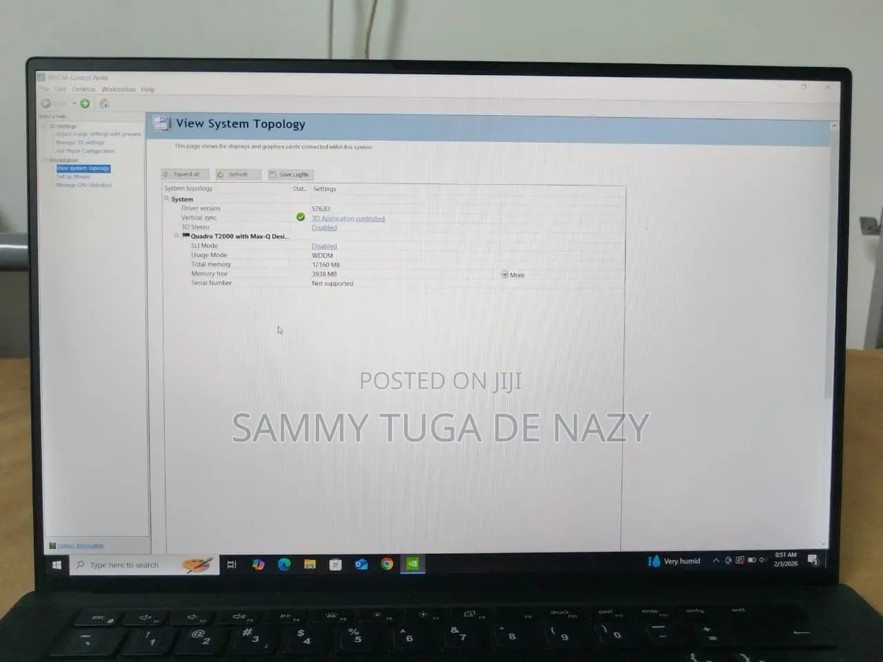 Laptop Dell Precision 5550 16GB Intel Core i7 SSD 500GB