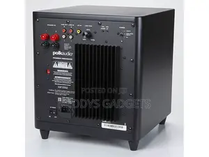 Polk Audio - DSW Micropro 8" 2400w Powered Subwoofer - Black