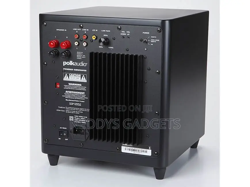 Polk Audio - DSW Micropro 8" 2400w Powered Subwoofer - Black