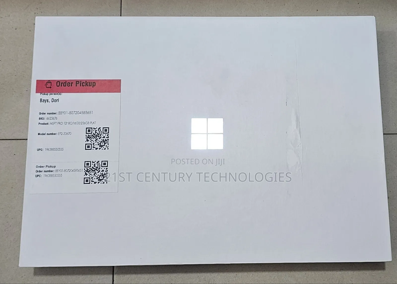 New Laptop Microsoft Surface Pro Copilot+ PC 12 16GB SSD 256GB