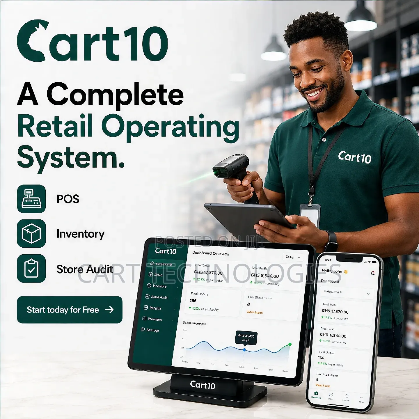 Cart10 Retail Operating System Software