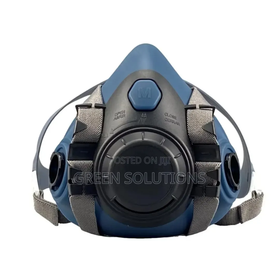 Half Face Mask With A1b1e1k1 Multi Gas/Vapour Filter – Model 809