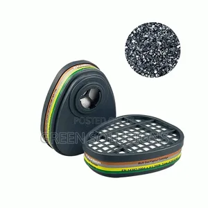 Half Face Mask With A1b1e1k1 Multi Gas/Vapour Filter – Model 809