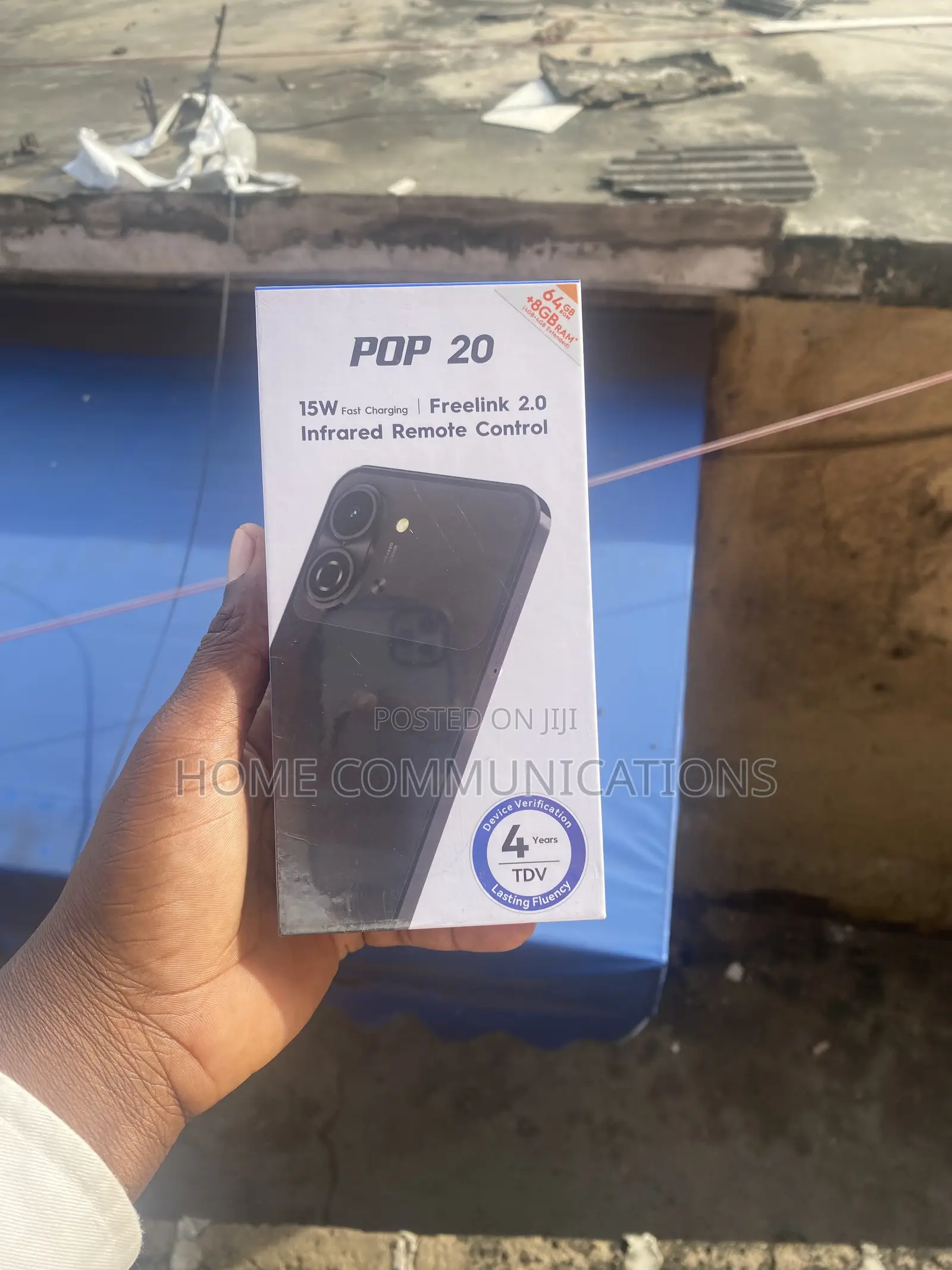 New Tecno Pop 20 64 GB Blue