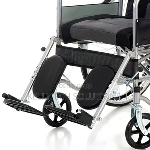 Foldable Reclining Adjustable Wheelchair With Commode