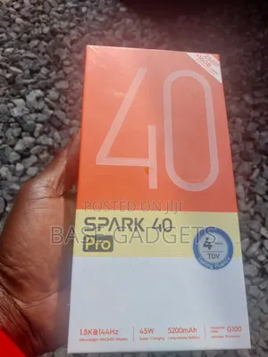 New Tecno Spark 40 Pro 256 GB Black