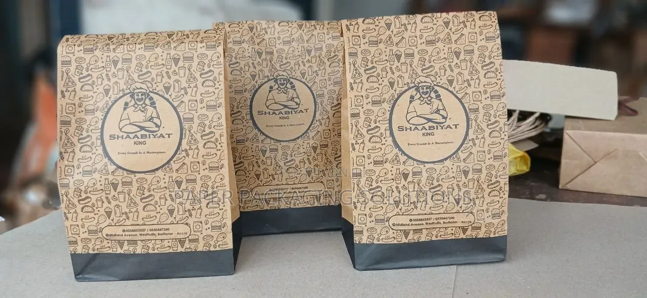 Takeaway Packaging Bags | Food Paper Bags