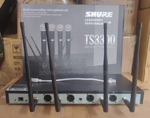Shure Ts3300 4-in-1 Multi-Transmitter Wireless Uhf Microphone Set.