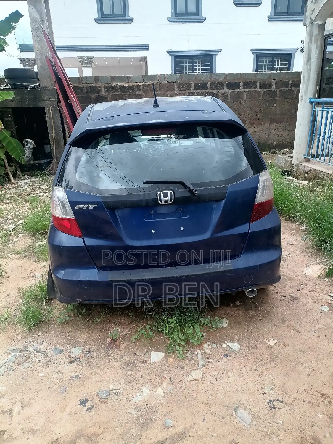 Honda Fit Automatic 2012 Blue