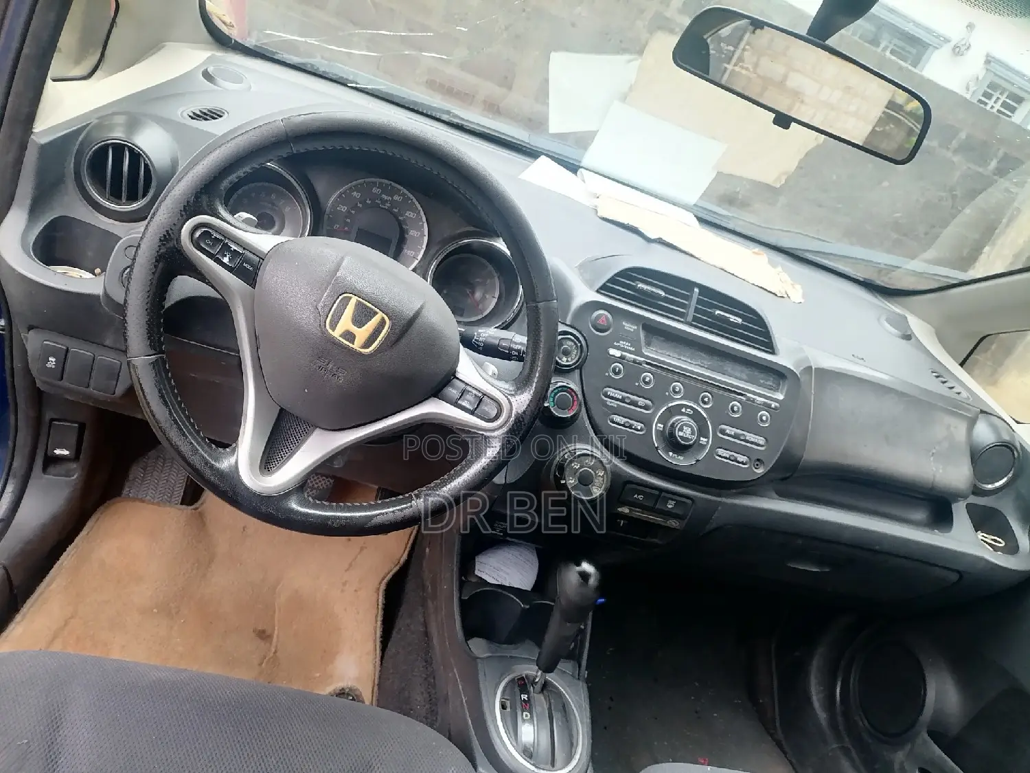 Honda Fit Automatic 2012 Blue
