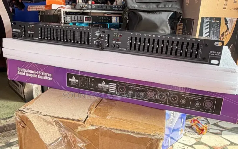 Supermulti Eq215 Sub Professional Dual 15-Band Graphic Equalizer
