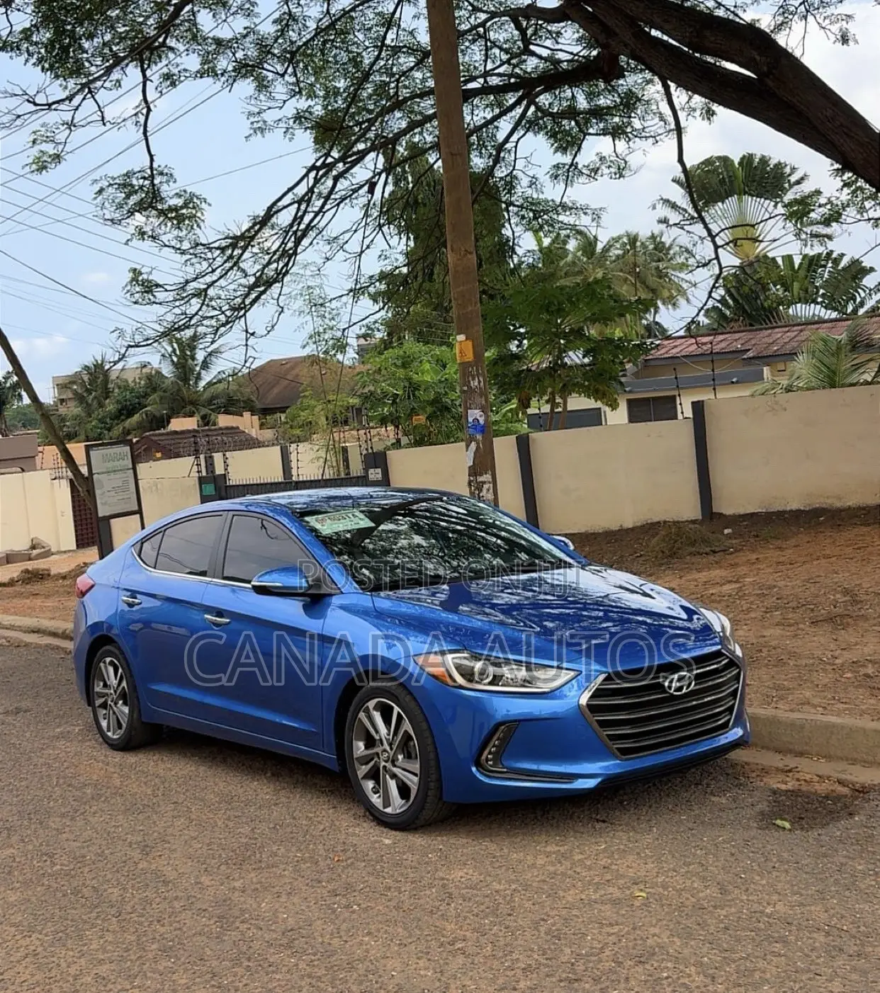 Hyundai Elantra Limited 2018 Blue