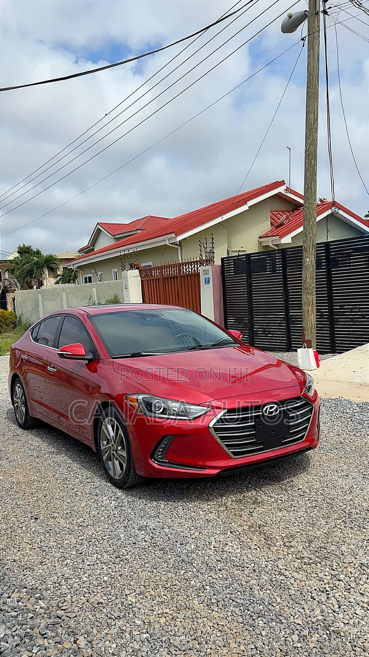 Hyundai Elantra Limited 2018 Red