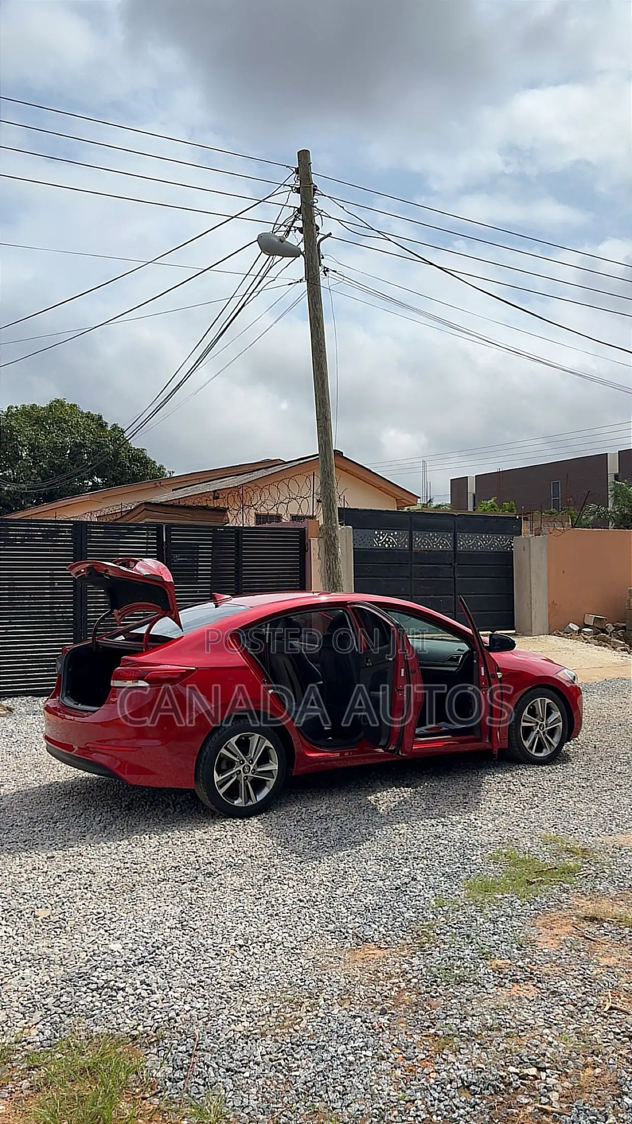 Hyundai Elantra Limited 2018 Red