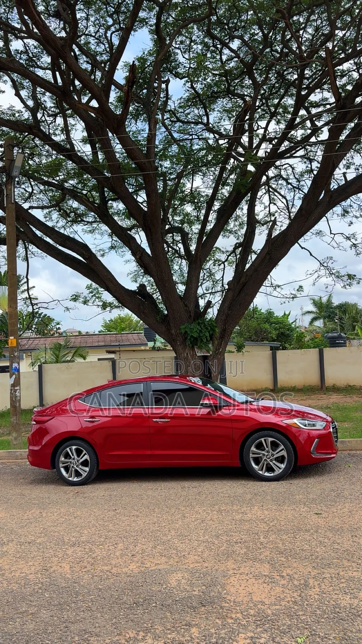 Hyundai Elantra Limited 2018 Red