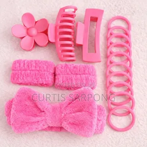 16-Piece Hair Accessories Set (Headband Clips, Wristbands Hair Ties)