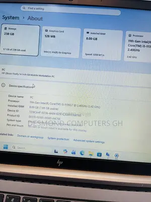Laptop HP ZBook Firefly G8 8GB Intel Core i5 SSD 256GB