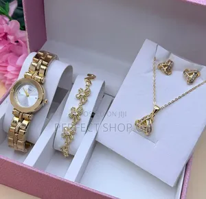 Fashion Dior Watch, Bracelet Necklace Set for Women