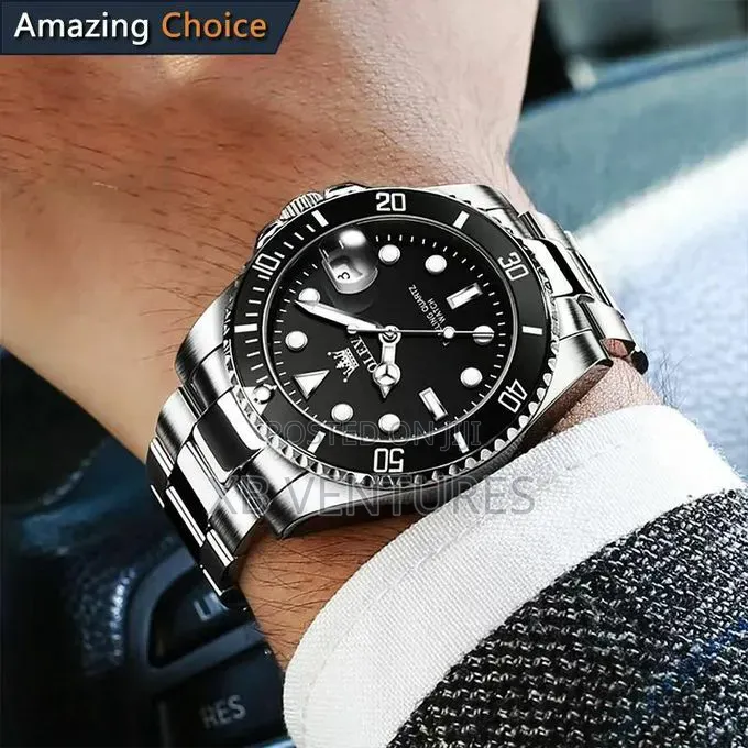 Brand Master Chief Stainless Steel Business Quartz Watch Man.
