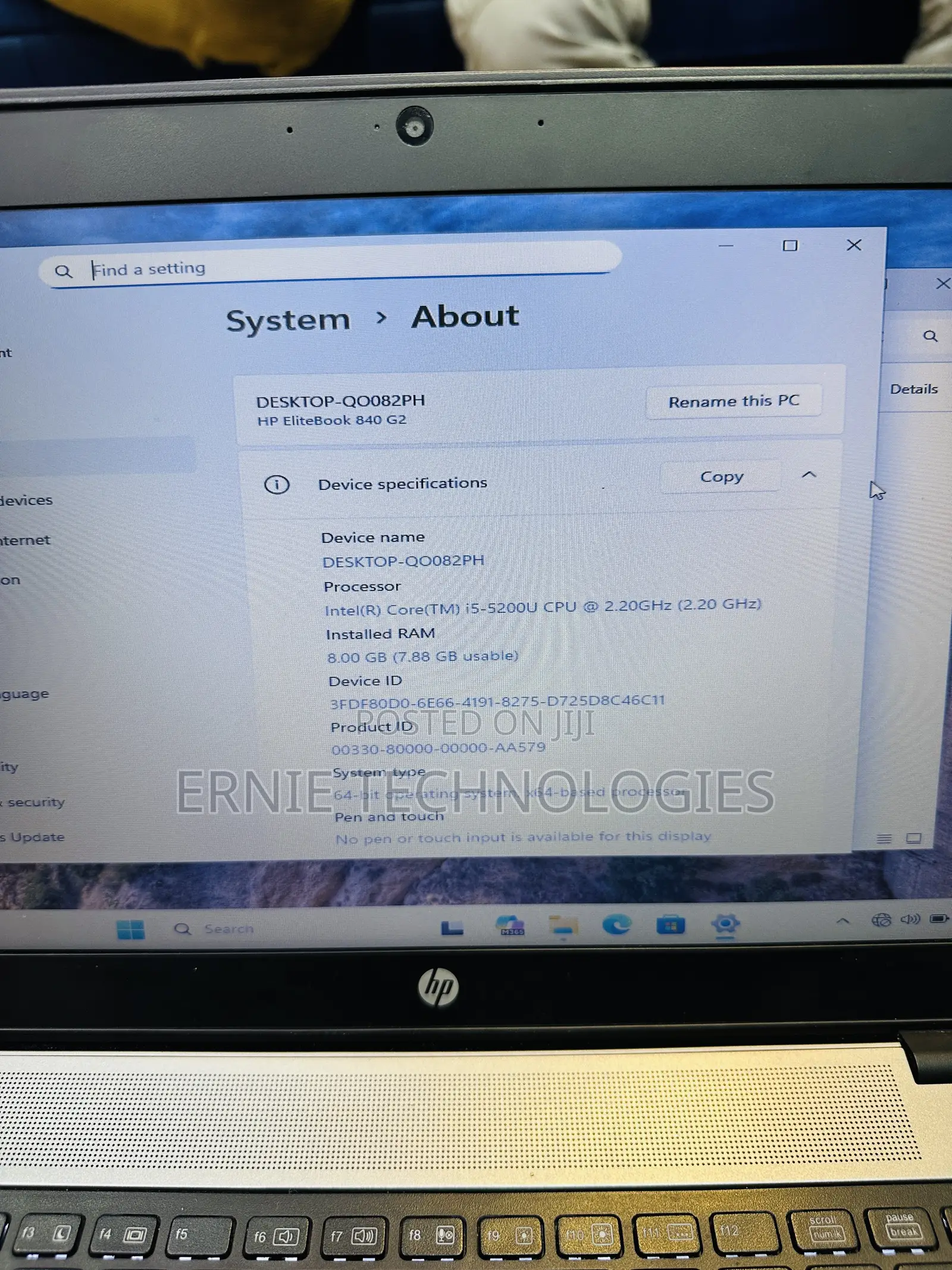 Laptop HP EliteBook 840 G2 8GB Intel Core i5 HDD 500GB