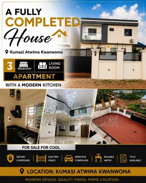 Furnished 3bdrm Mansion in Atwima Kwanwoma for sale