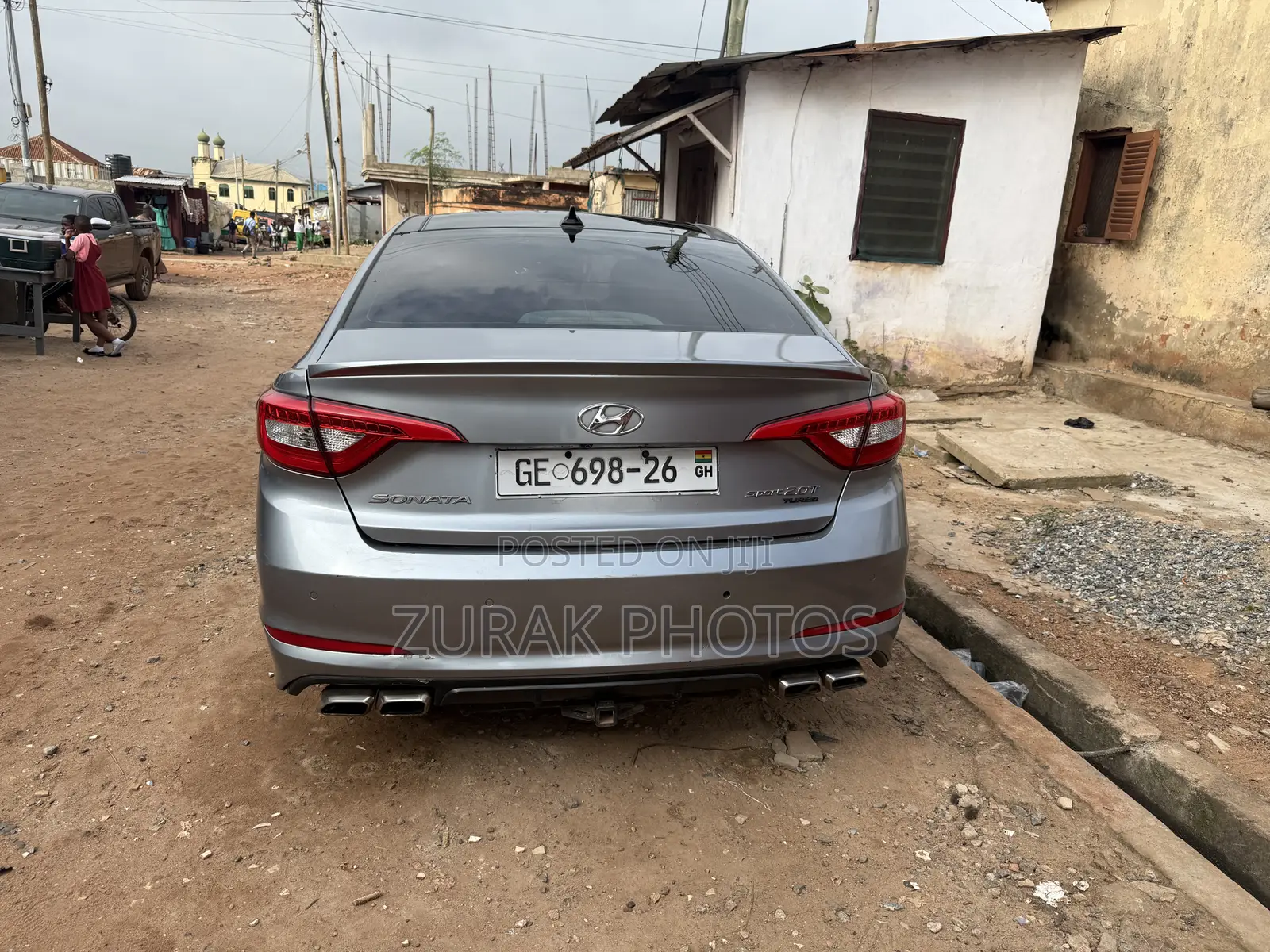 Hyundai Sonata Sport 2.0T 4dr Sedan (2.0L 4cyl Turbo 6A) 2015 Silver