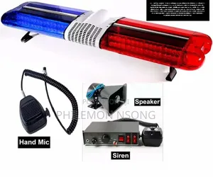 Electronic Siren Amplifier With Speaker.